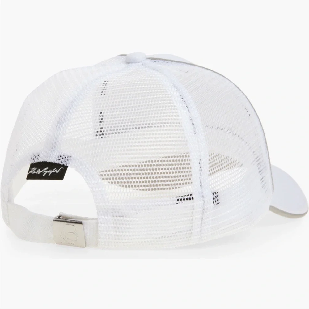 NWT unisex Karl Lagerfeld Logo Embroidered
Trucker Hat - Picture 2 of 16